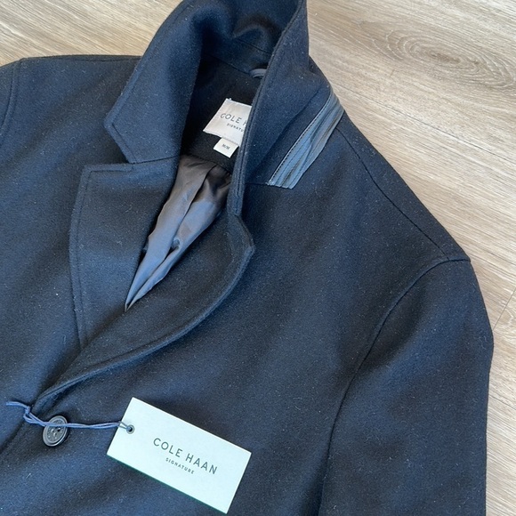 Cole Haan black jacket size medium - Picture 2 of 5